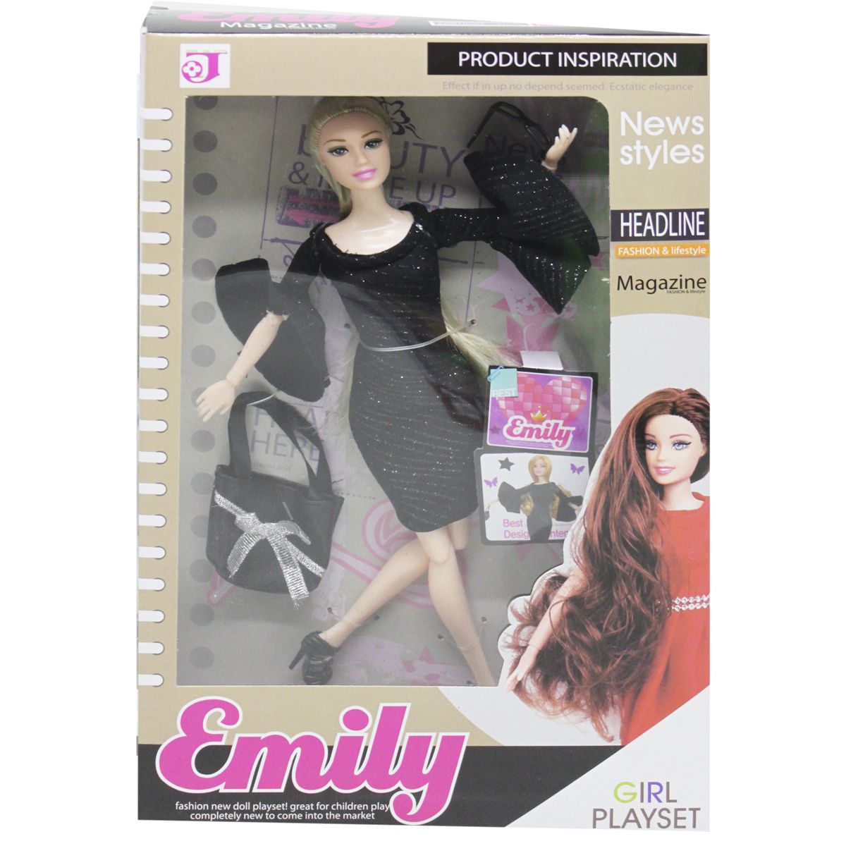 

Кукла Emily Леди в черном MiC (QJ062B) (169803)