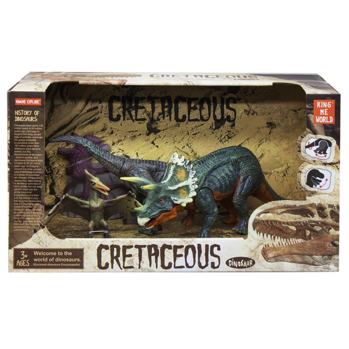 

Набор динозавров Cretaceous трицератопс MiC (4402-4/4402-3) (155113)