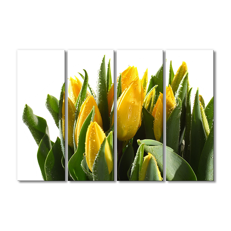 

Модульная картина Artel «Букет желтых тюльпанов в каплях воды» 4 модуля 70x105 см