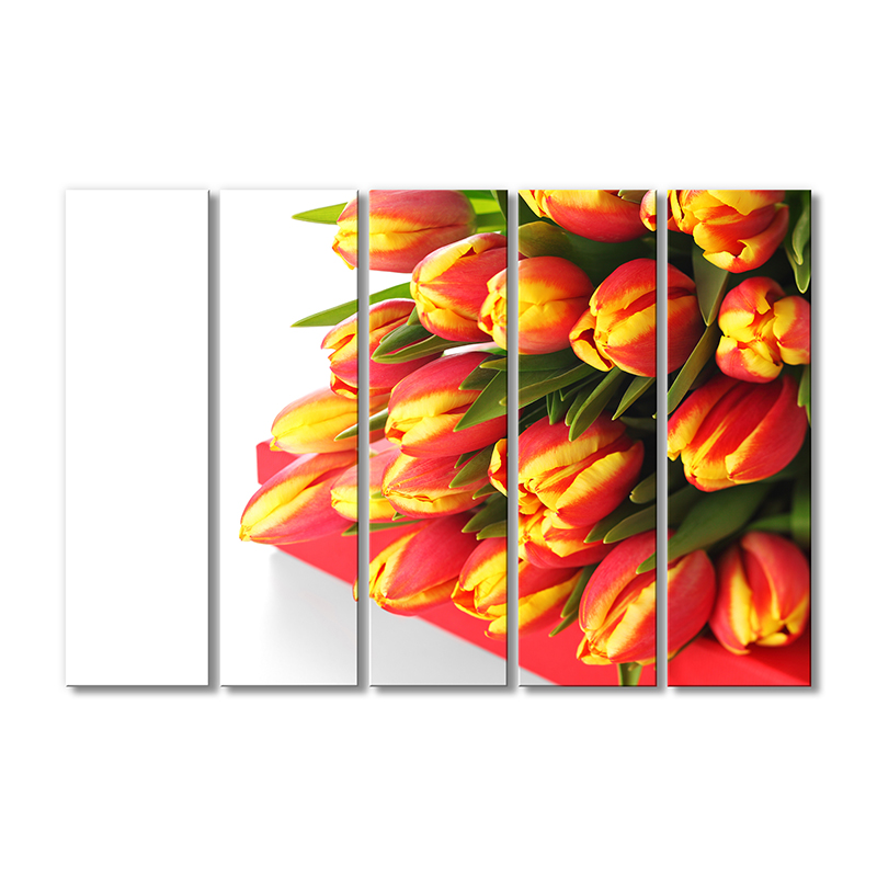 

Модульная картина Artel «Букет красно-желтых тюльпанов» 5 модулей 70x105 см