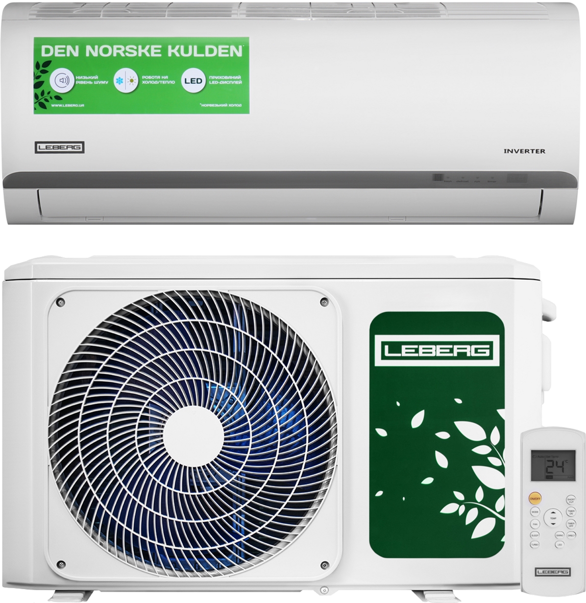 

Кондиционер LEBERG LBS-VKG12UA/LBU-VKG12UA