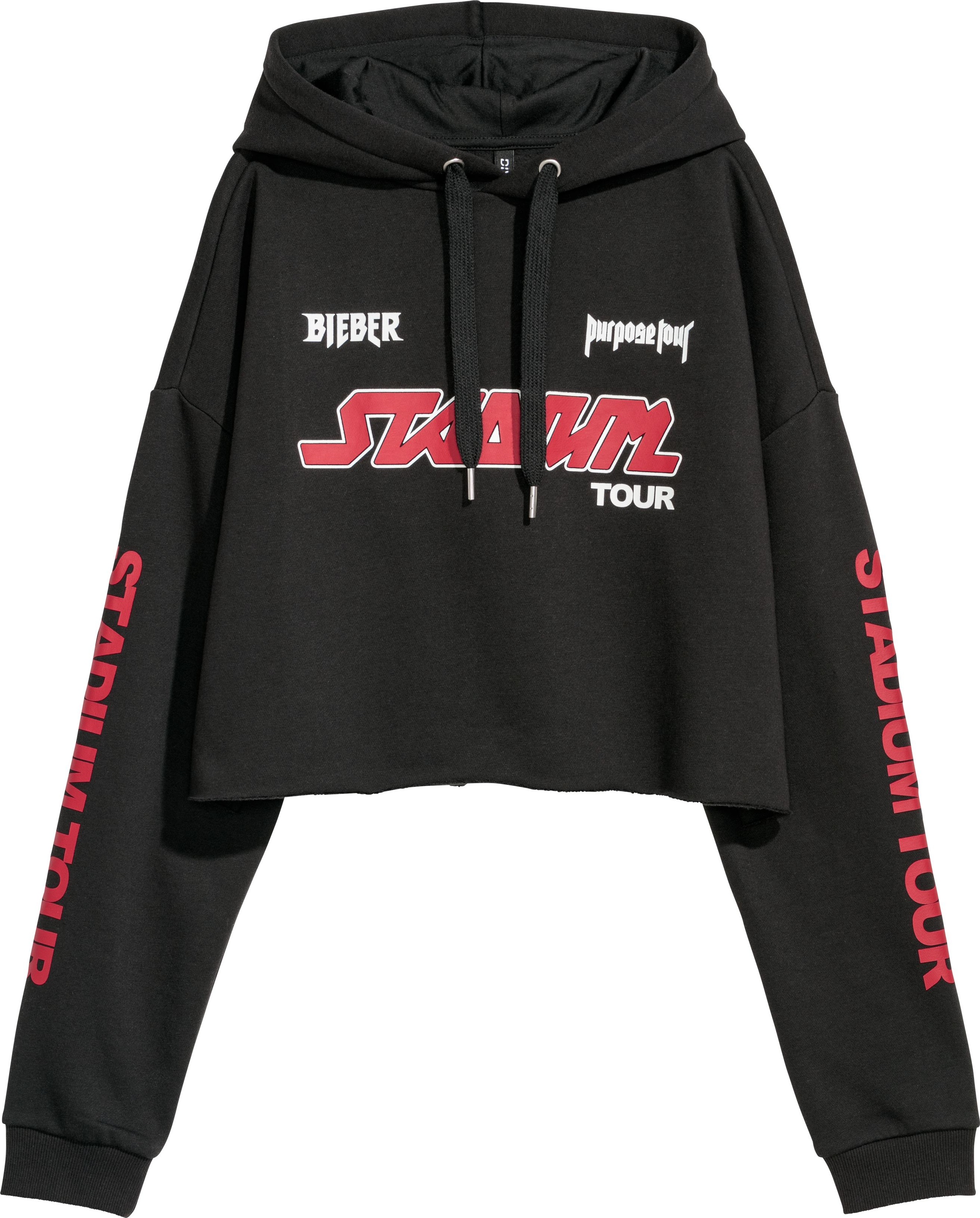 

Худи H&M 126172327 S Черное с принтом