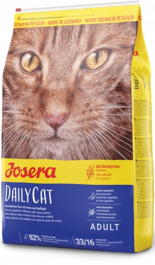 

Сухой корм для котов с чувствительным пищеварением Josera DailyCat 10 кг (4032254749806)