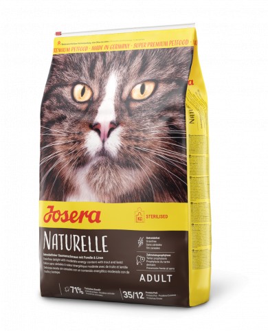 

Сухой корм для стерилизованных котов Josera Naturelle беззерновой 10 кг (4032254749882)
