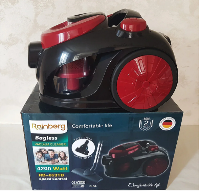 Пылесос Rainberg RB-653 TB колбовый 3.5L 4200W циклонного типа без ...