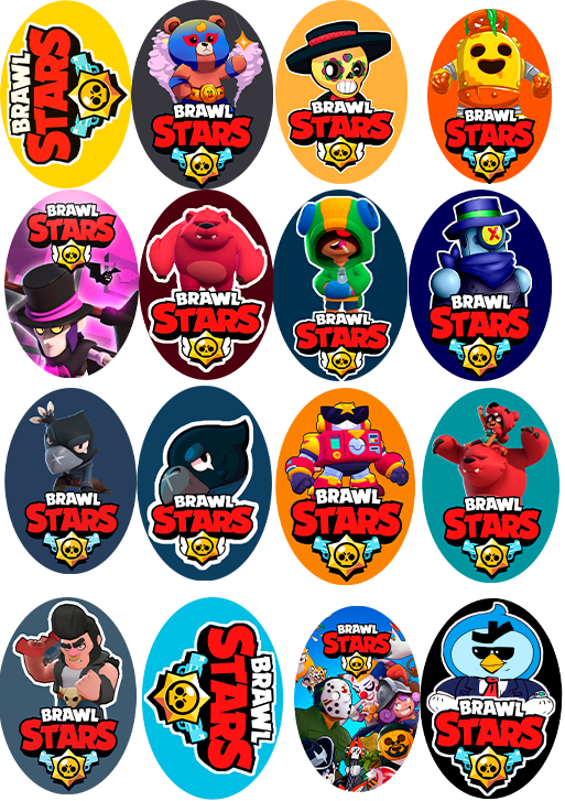 

Набор наклеек на одежду "А6" (16 шт) Brawl Stars Leon (Бравл Старс Леон) Разноцветный AZ1TTNF