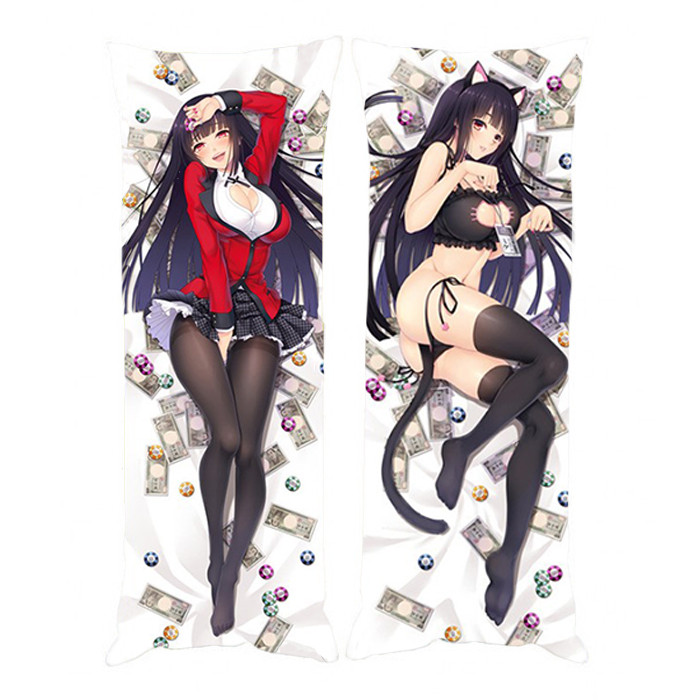 

Подушка Обнимашка Дакимакура Юмеко Джабами Безумный Азарт - Kakegurui 150х50