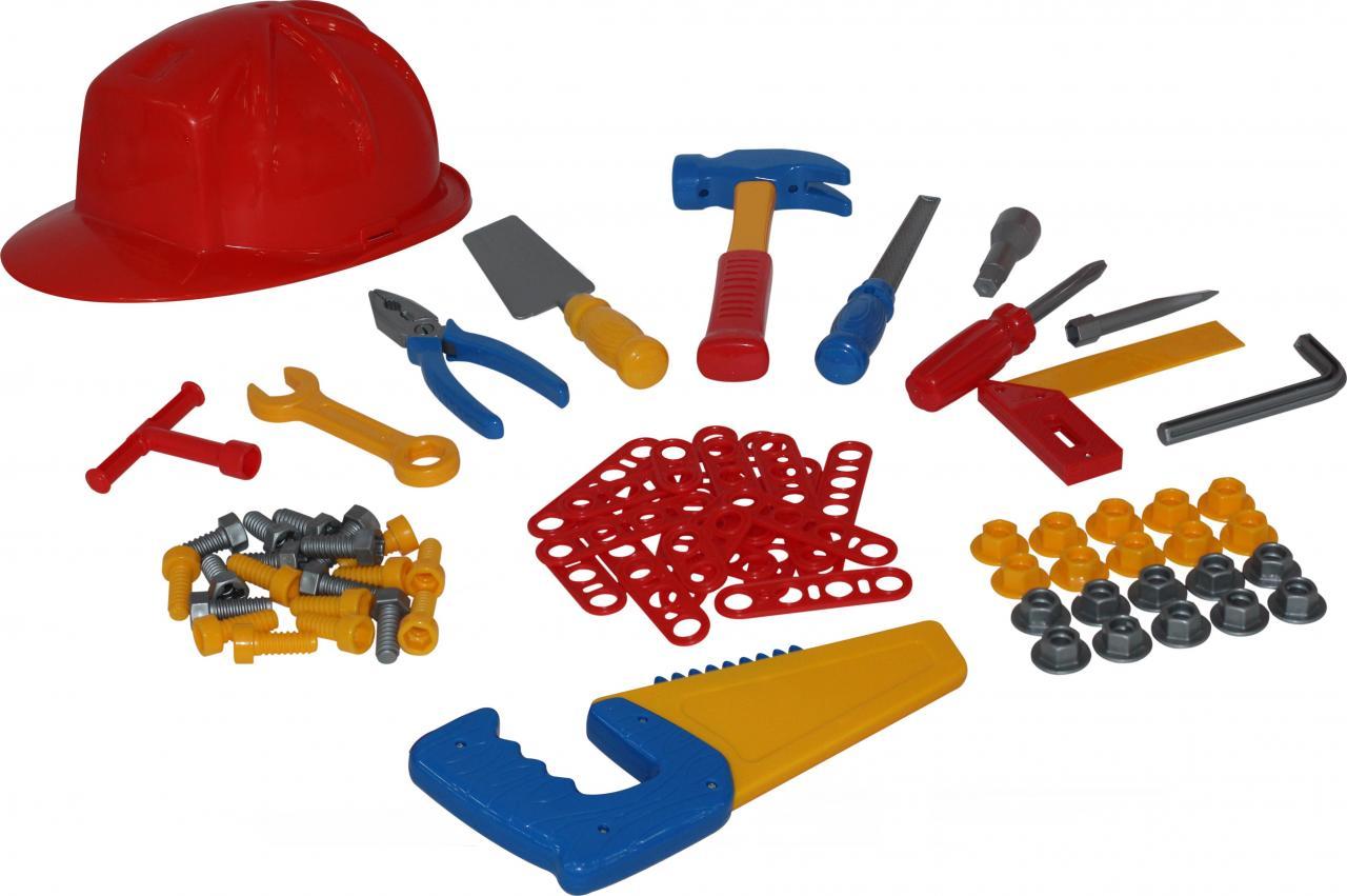 

Детский игровой набор инструментов №8 (74 элемента) (у сетке)