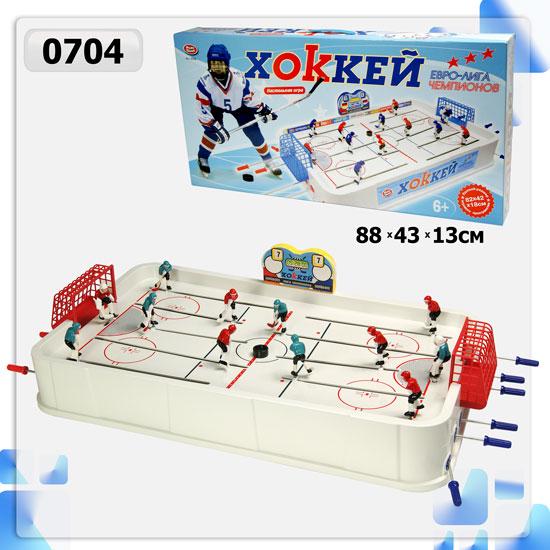 

Настольная игра Аэрохоккей на штангах "A-Toys" 0704 в коробке 88*44*12 см