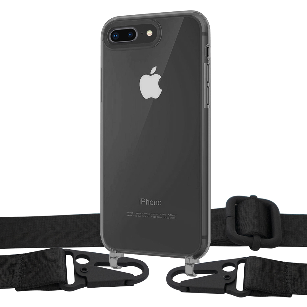

Чехол Upex Crossbody Protection Case для iPhone 8 Plus | 7 Plus Dark with Harness Black