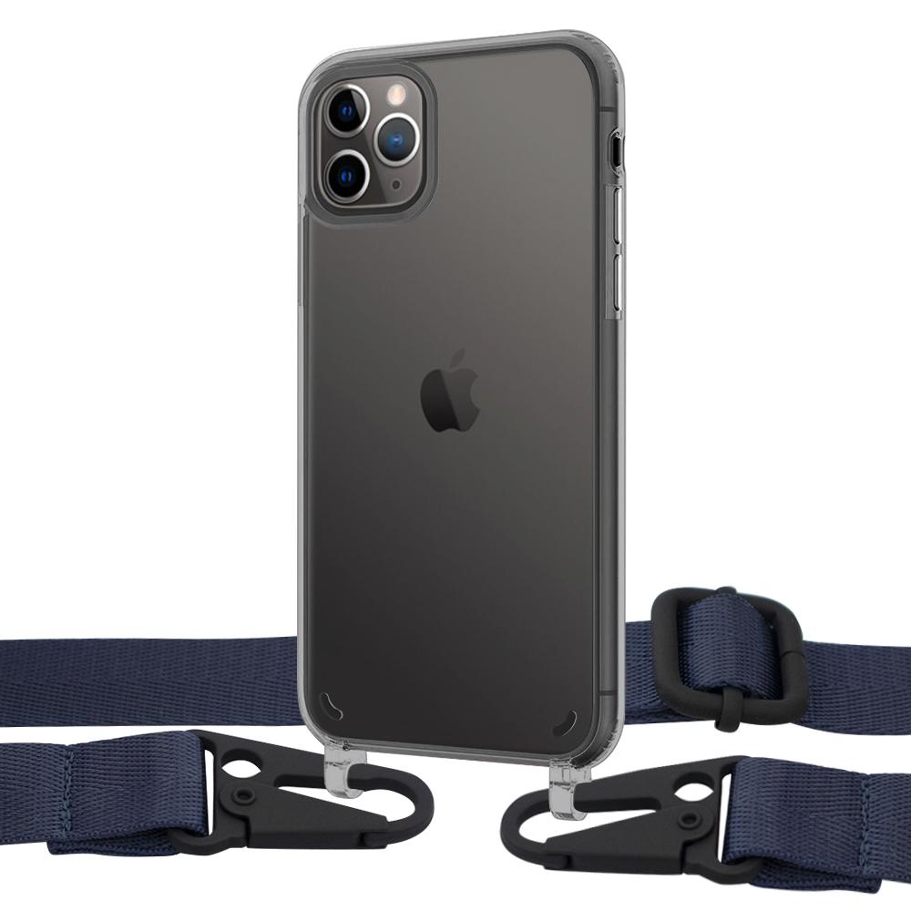 

Чехол Upex Crossbody Protection Case для iPhone 11 Pro Dark with Harness Deep Navy