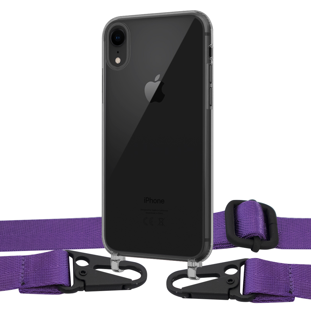 

Чехол Upex Crossbody Protection Case для iPhone XR Dark with Harness Ultra Vionet
