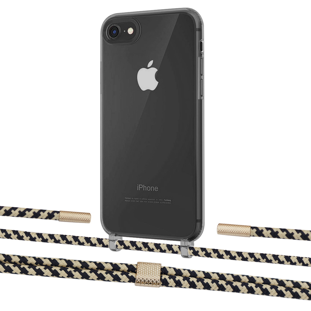 

Чехол Upex Crossbody Protection Case для iPhone SE 2020 | 8 | 7 Dark with Twine Copper and Fausset Gold