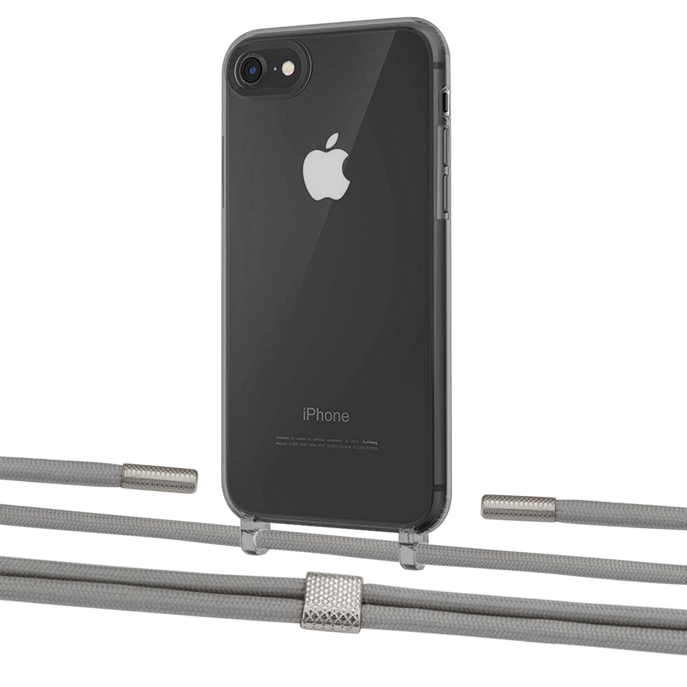 

Чехол Upex Crossbody Protection Case для iPhone SE 2020 | 8 | 7 Dark with Twine Gray and Fausset Silver