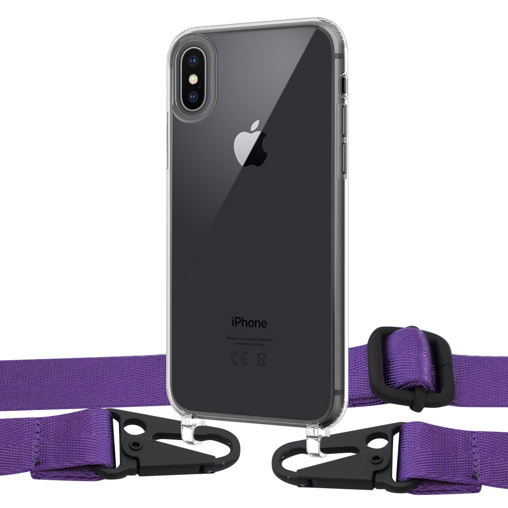 

Чехол Upex Crossbody Protection Case для iPhone XS | X Crystal with Harness Ultra Vionet