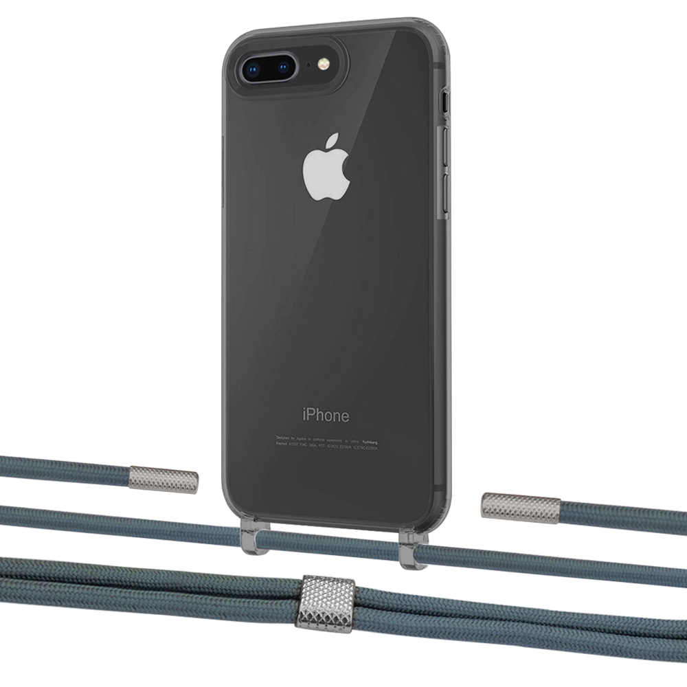 

Чехол Upex Crossbody Protection Case для iPhone 8 Plus | 7 Plus Dark with Twine Cactus and Fausset Silver