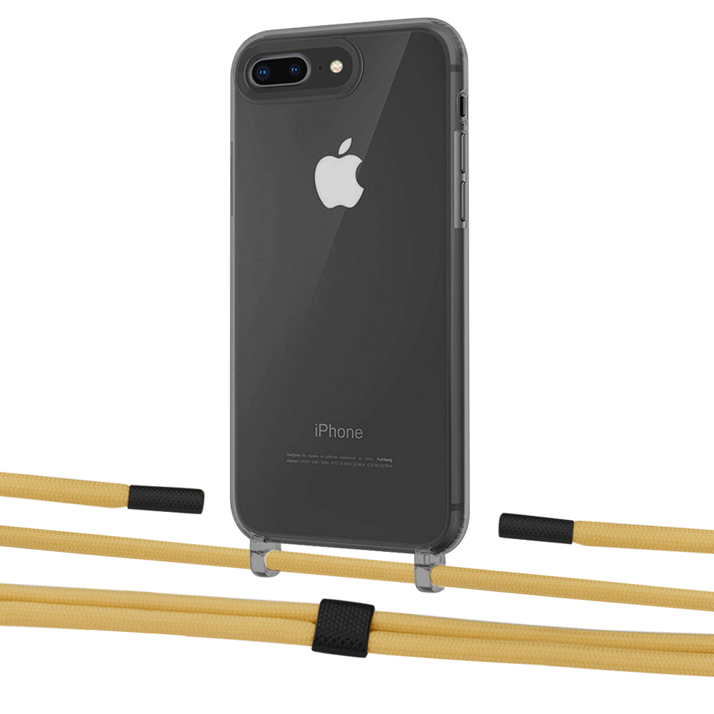 

Чехол Upex Crossbody Protection Case для iPhone 8 Plus | 7 Plus Dark with Twine Sunflower and Fausset Matte Black