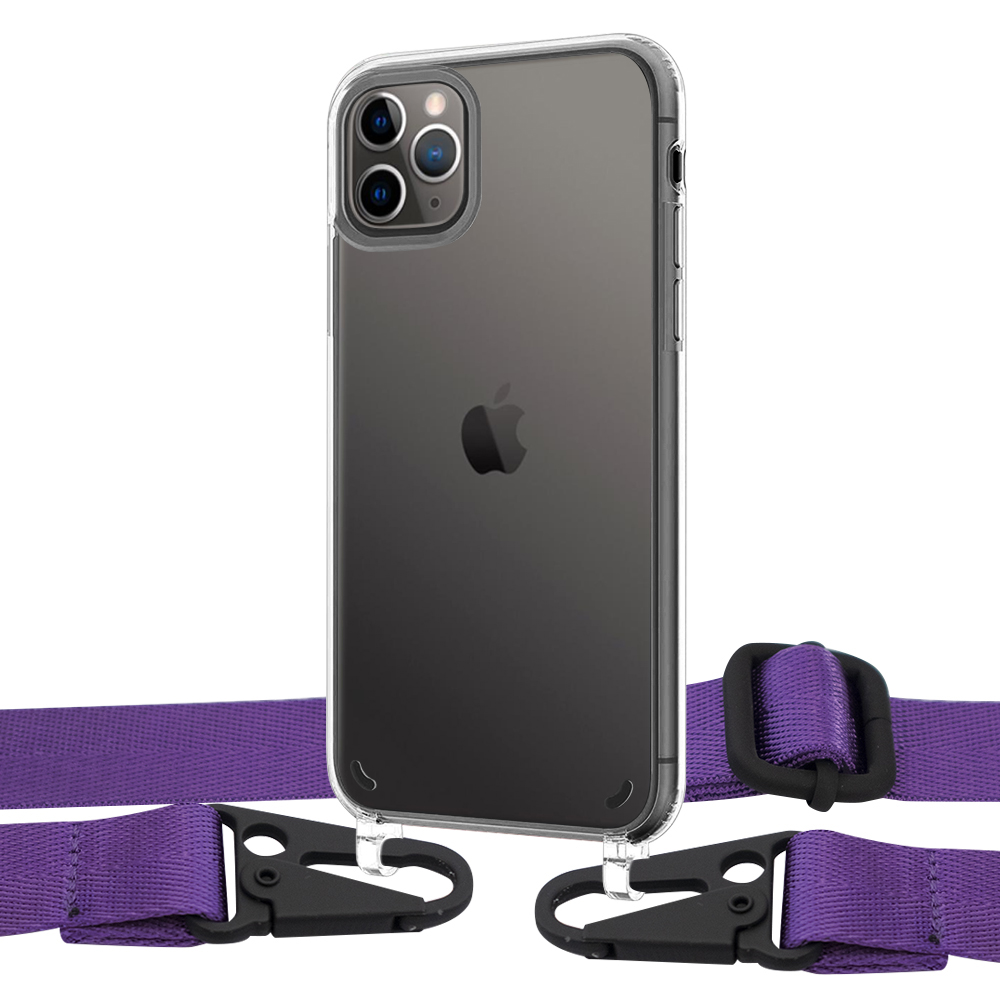 

Чехол Upex Crossbody Protection Case для iPhone 11 Pro Crystal with Harness Ultra Vionet