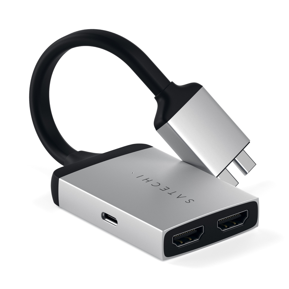 

Адаптер Satechi Type-C Dual HDMI Adapter Silver (ST-TCDHAS)