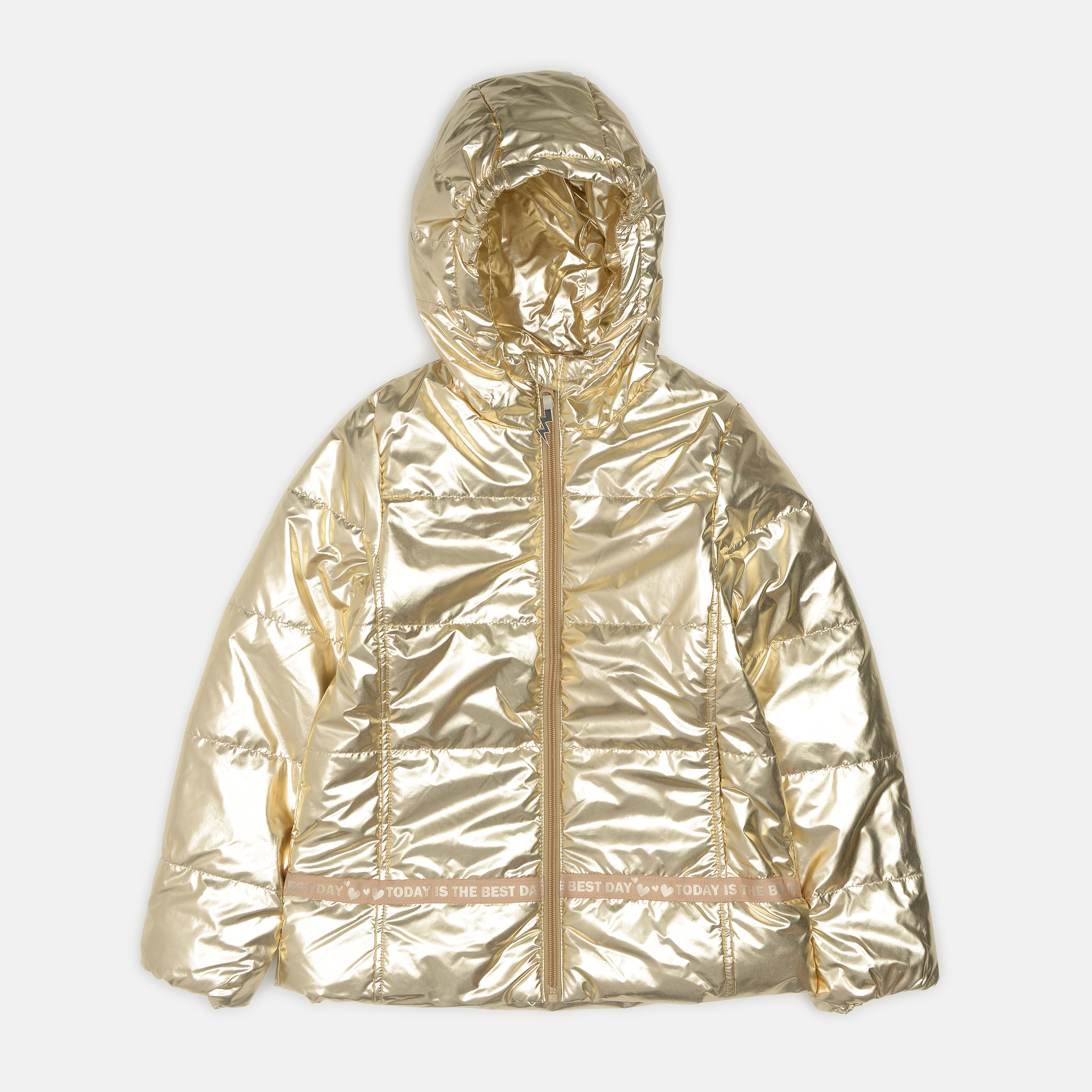 

Демисезонная куртка Coccodrillo Girl Gang ZC1152701GIG-023 128 см Золотая
