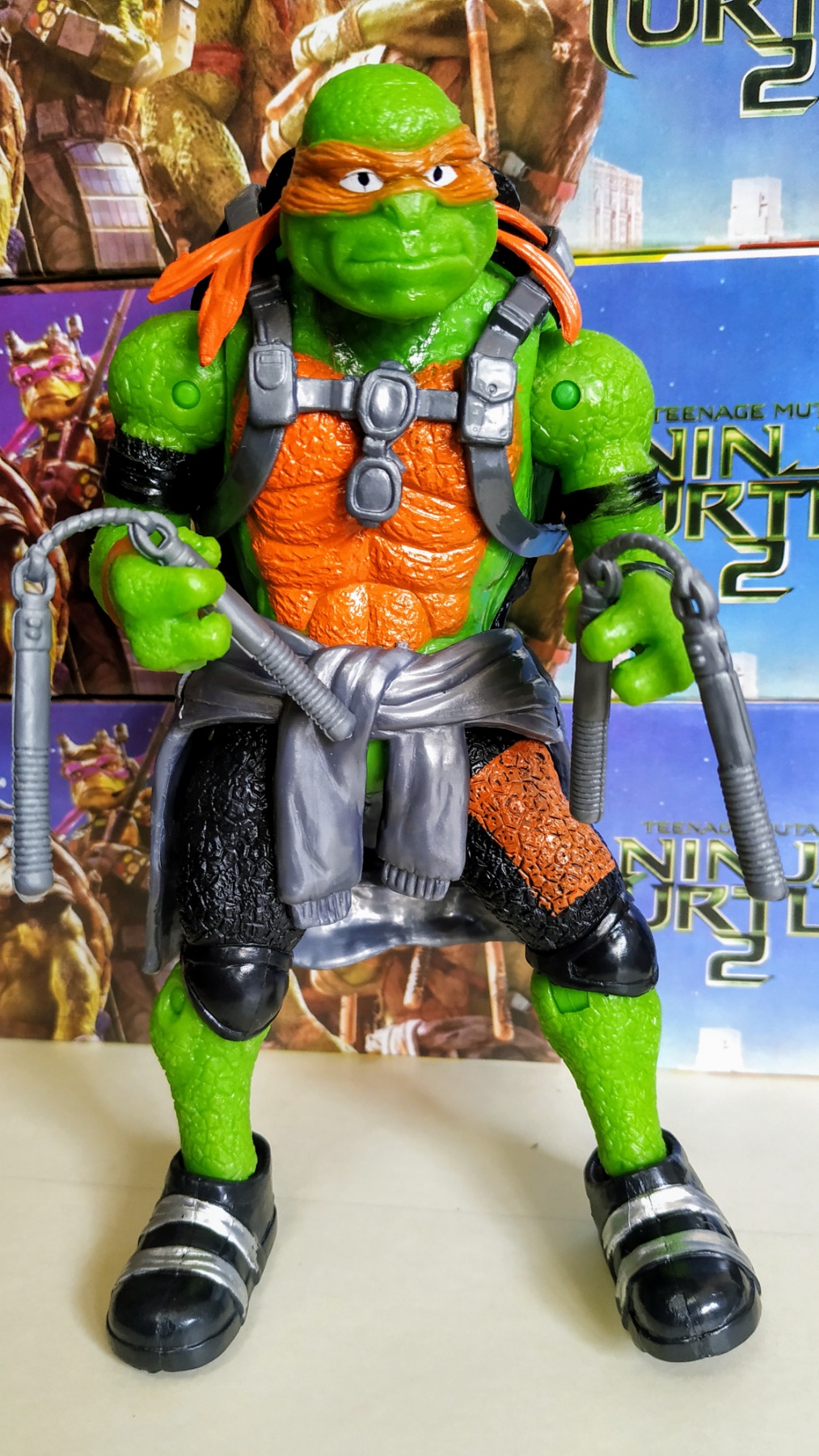 

Фигурка Микеланджело Черепашки-ниндзя 18 см Michelangelo Ninja Turtles haowan 129858