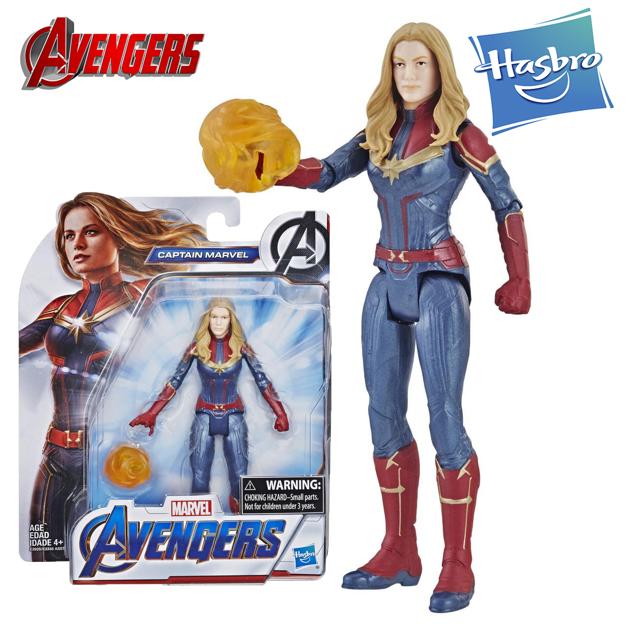 

Фигурка Капитан Марвел 16 см c аксессуаром Hasbro Герой Captain Marvel E3928