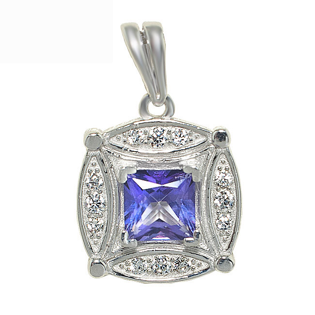 

Подвеска с сиреневым топазом Swarovski Фелисия