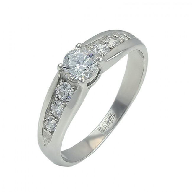 

Нежное кольцо с камнями Swarovski Халлари