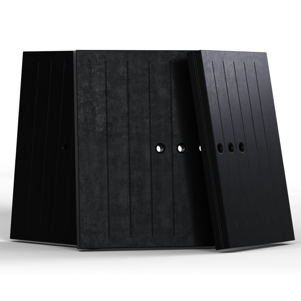 

Плити TERMOTEC Kratki чорні LUCY 12 SLIM (комплект)