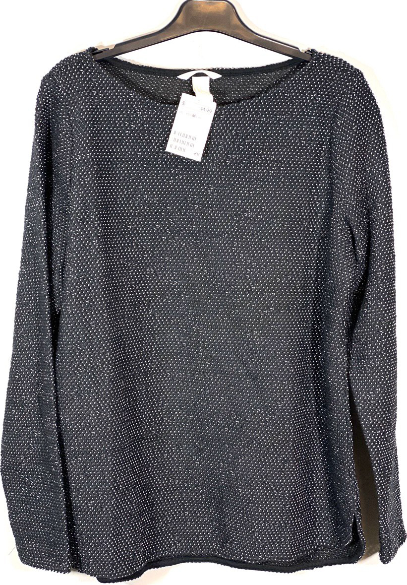 

Джемпер H&M 0364634 M Черный с белым