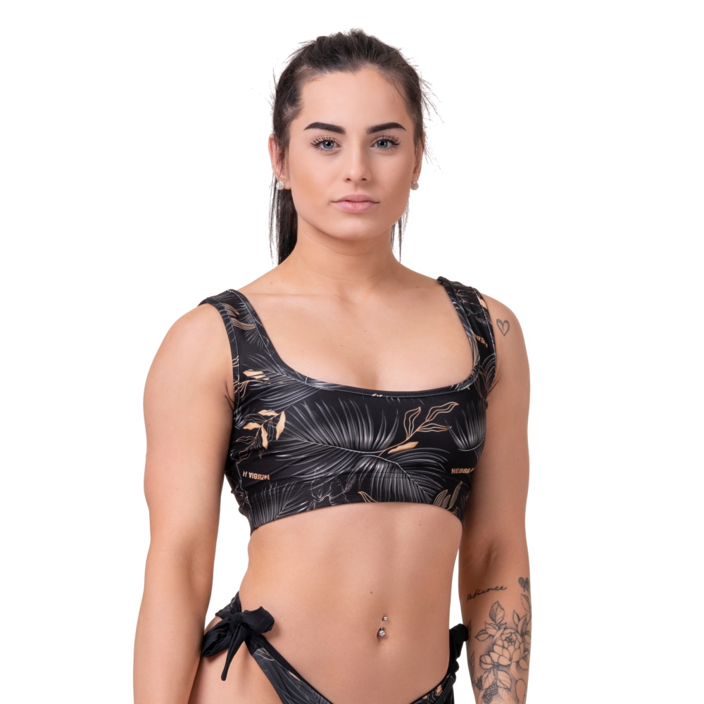 

Жіночий топ, бюстгальтер Nebbia Miami Sporty Bralette 554 - чорний, Жіночий топ, бюстгальтер Nebbia Miami Sporty Bralette 554 - чорний/S