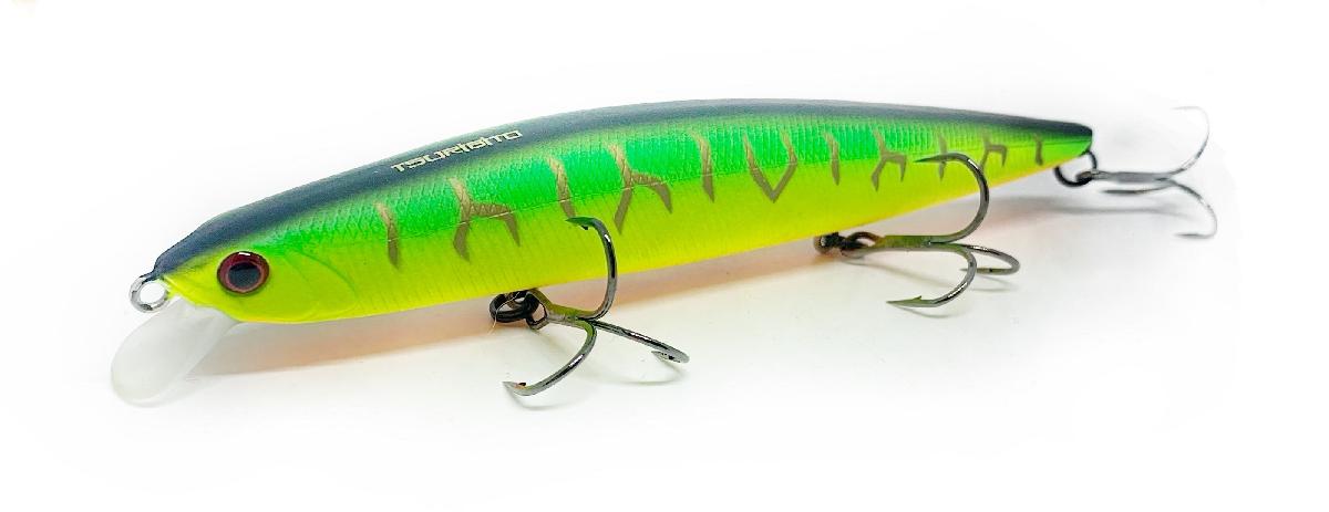 

Воблер TSURIBITO MINNOW 130F цвет 028 длина 130мм. вес 19,2гр. плавающий заглубление 0,7 м. (13535)