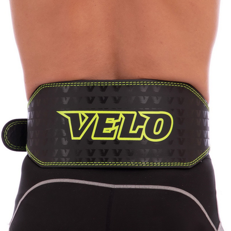 

Пояс атлетический кожаный Velo My Fit 8180 размер L Black-Green