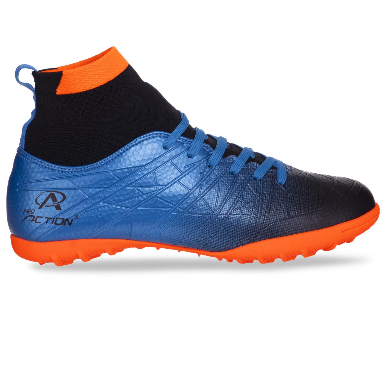 

Сороконожки шиповки Pro Action Sprinter 823-26 размер 42 Blue-Black-Orange