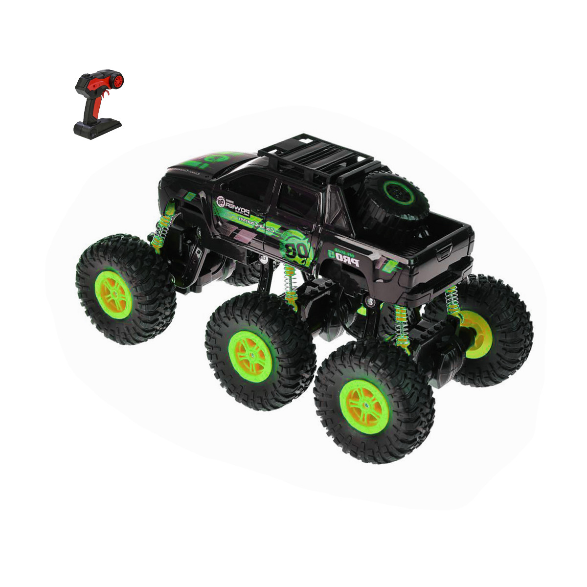 

Детский радиоуправляемый внедорожник DongBang DB-2060 Crawler Xtreme, 4.8 V, 4 WD, черно-зеленый