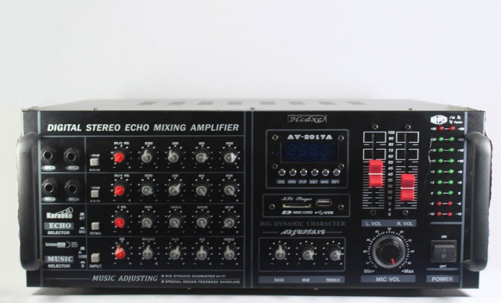 

Усилитель AMP KA 909 звуковой с пультом управления