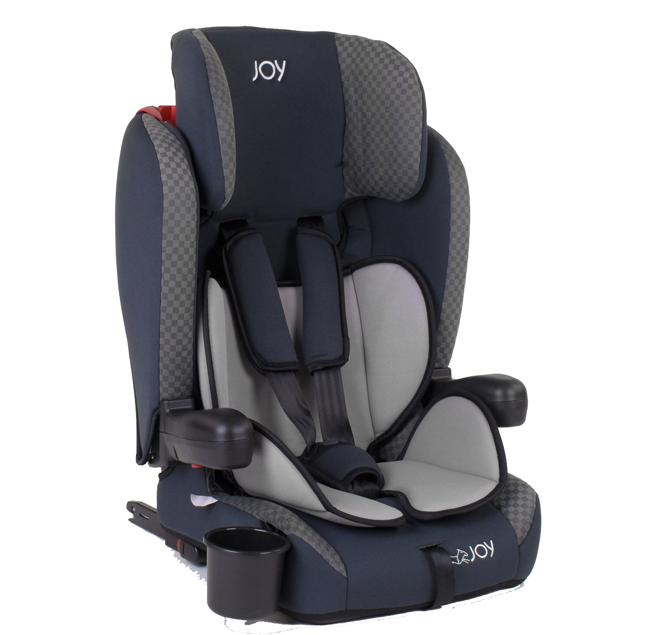 

Универсальное детское автокресло JOY 24812 ISOFIX, группа 1,2,3, от 9-36 кг серо-синий