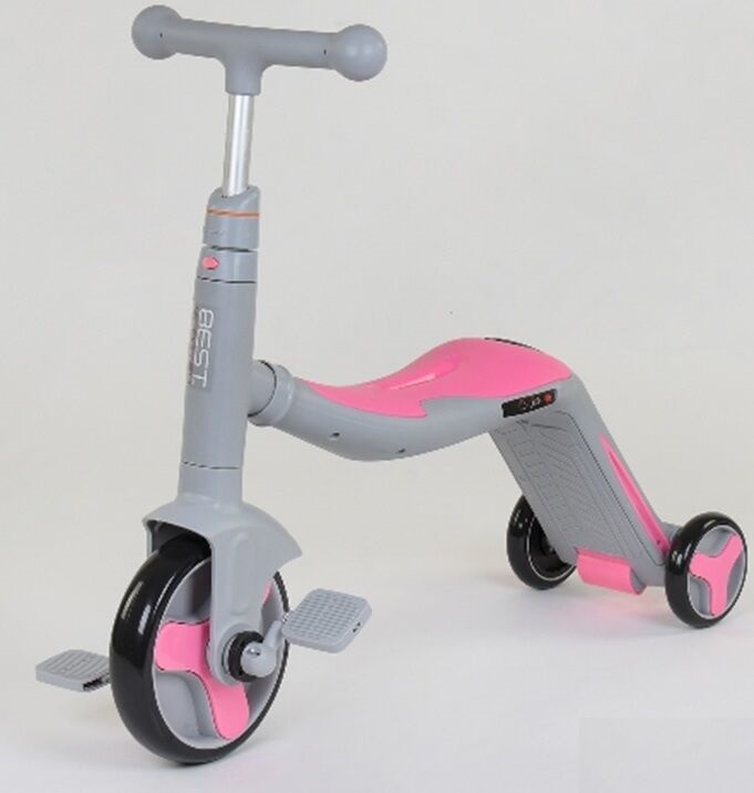 

Самокат-трансформер Best Scooter 3в1 JT 90601 Grey / Pink (JT 90601)