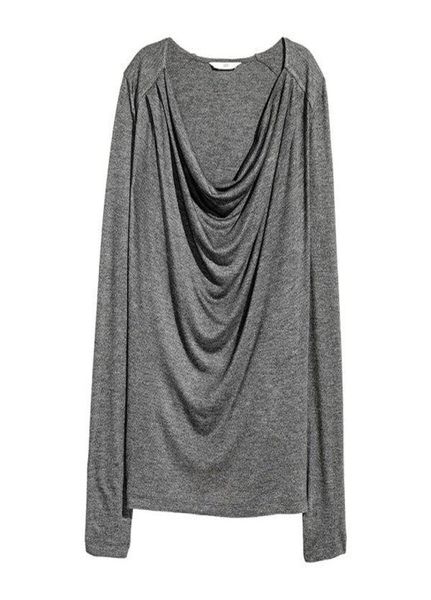 

Пуловер H&M L серый (1099-457)