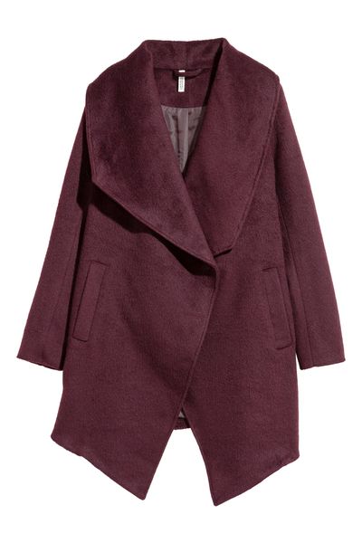 

Пальто H&M 34 бордовое (1092-076)
