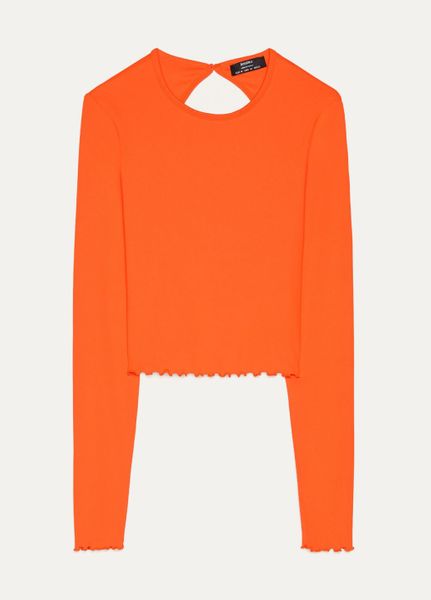 

Топ Bershka М оранжевый (1201-547)