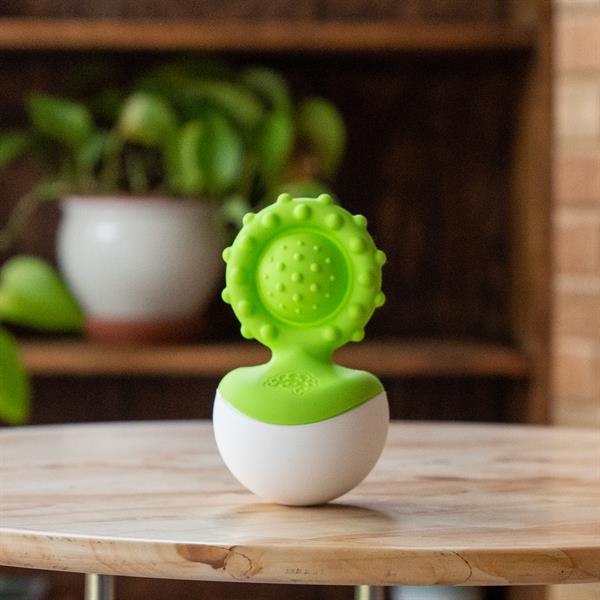 

Прорезыватель-неваляшка Fat Brain Toys dimpl wobl зеленый (F2173ML)