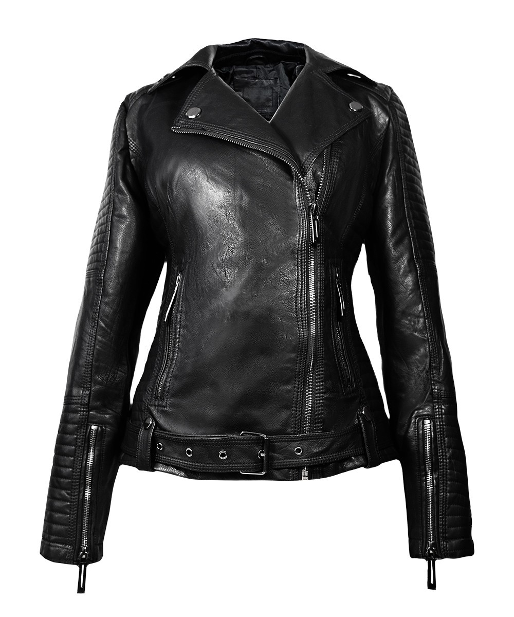 

Косуха женская с натуральной кожи Lady of style (KS7GV-А08)  черная, Косуха женская с натуральной кожи Lady of style (KS7GV-А08) M черная
