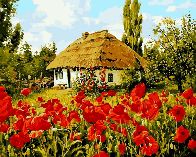 

Картина по номерам 40×50 см. Babylon Квітнуть маки (vp-355)