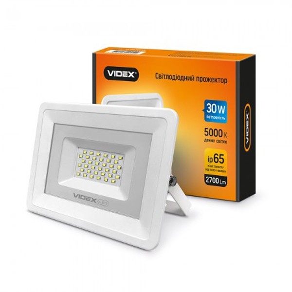 

Прожектор VIDEX 30W 5000K 220V White (VL-Fe305W)