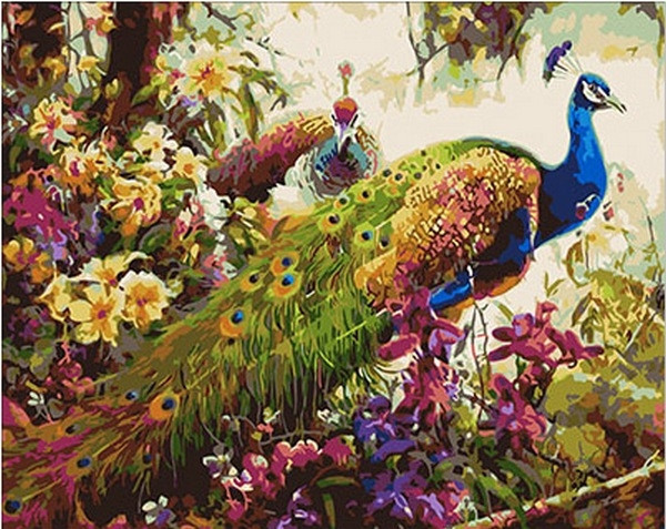 

Картина по номерам 40×50 см. Mariposa Сказочные павлины (Q 348)