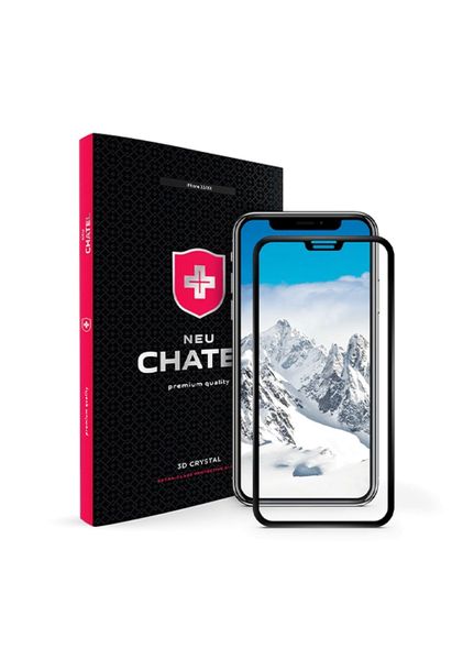 

Защитное стекло для iPhone Xs Max/11 Pro Max NEU Chatel 3D с черной рамкой Black