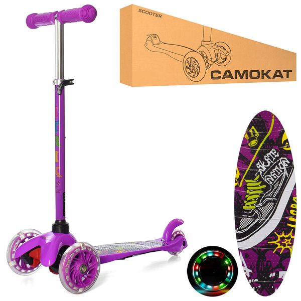 

Самокат iTrike Mini BB 3-040-V Фиолетовый Свет