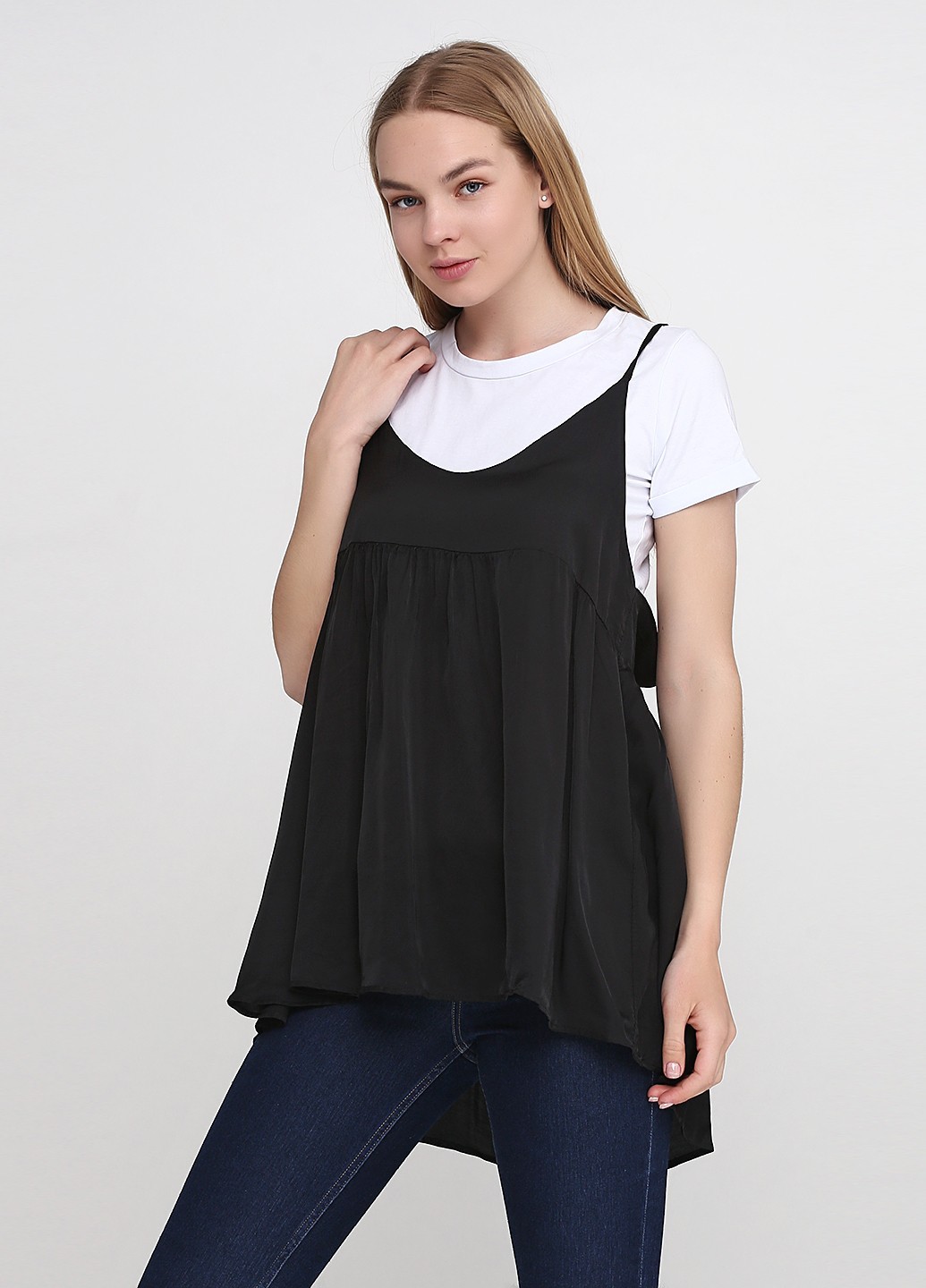 

Туника-футболка Kristina Mamedova черный 34/6/S18 onesize