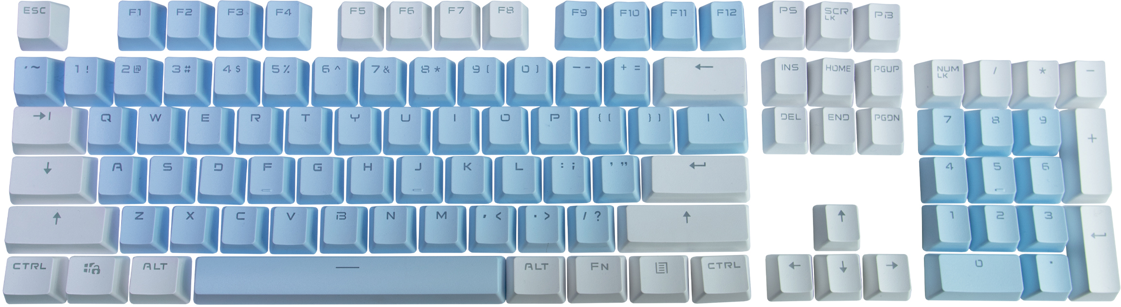 

Набір кейкапів Hator PBT ENG Frost Edition (HTS-131)